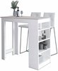 Baarilaud Akord Furniture Factory, 115 x 50 x 103 cm, valge/sonoma tamm