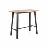 Baarilaud Home4you Chara 75078, 117 x 58 x 105 cm, tamm/must