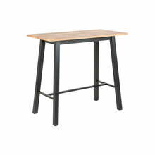 Baarilaud Home4you Chara 75078, 117 x 58 x 105 cm, tamm/must