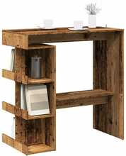 Baarilaud hoiuriiuliga, 100 x 48 x 101.5 cm, vana puit