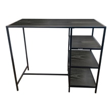 Baarilaud Domoletti, 100 x 60 x 120 cm, must