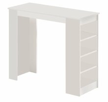 Baarilaud Kalune Design ST1 W, 120 x 51.6 x 101.8 cm, valge