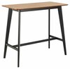 Baarilaud Actona Roxby, 120 x 60 x 105 cm, tamm/must