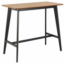 Baarilaud Actona Roxby, 120 x 60 x 105 cm, tamm/must