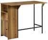 Baarilaud Sobuy FWT98-PF, 120 x 63 x 95 cm, pruun/must