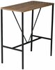 Baarilaud Kalune Design Nordic, 90 x 45 x 92 cm, must/pähkel