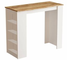 Baarilaud Kalune Design ST1 AW, 120 x 51.6 x 101.8 cm, valge/mänd