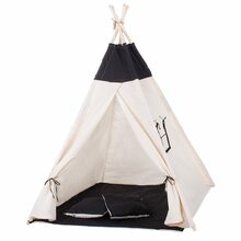 Laste tipi telk Springos TIP11, must, 100 x 120 cm