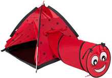 Beebide telk Baby Mix Ladybug tunneliga, punane