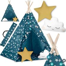 Laste telk Nukido Teepee tuledega, sinine