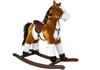 Kiikhobune Lean Toys, 74 cm, heledapruun