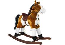 Kiikhobune Lean Toys, 74 cm, heledapruun