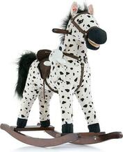 Kiikhobune Milly Mally Mustang Black Dot, valge/must