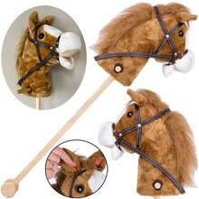 Kepphobune Jokomisiada Hobby Horse ZA5442, pruun, helide ja liikuva ninaga