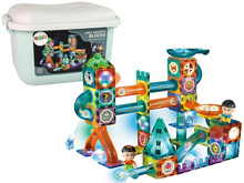 Helendav kuulirada klotsidega Lean Toys, 150 elementi