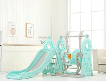 Laste liumägi inSPORTline Swingslide, 4-in-1, roheline