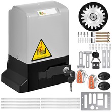 Automaatne väravaavaja Vevor 589,67-600 kg, kiirus 11,88-12 m/min, fotoelemendid ja 2 pulti