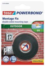 Kahepoolne teip Tesa, 55750-00004, 1,5 m x 19 mm, välistingimustesse