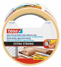 Kahepoolne teip Tesa Extra Strong, 10 m x 50 mm