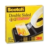 Kahepoolne teip 3M Scotch 665, 12 mm x 22,8 m, läbipaistev