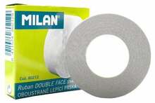 Kahepoolne teip Milan, 15 mm x 10 m, valge