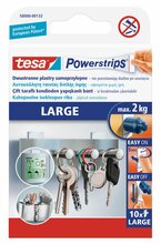Kahepoolse liimiga eemaldatavad ribad Tesa Powerstrips, suured, 10 tk