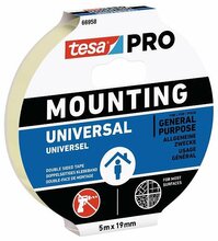 Kahepoolne teip Tesa Pro, 5 m x 19 mm, 66958-00007-00
