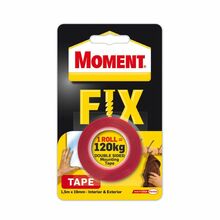 Kahepoolne teip Moment Fix Tape, 1.5 m x 1.9 cm, 120 kg