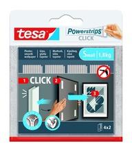 Kahepoolne teip Tesa Power-Strips 77720, 0,06 m x 2 cm
