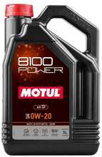 Mootoriõli Motul 8100 POWER 0W-20, 5 L