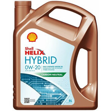 Mootoriõli Shell Helix Hybrid 0W-20, 5 L