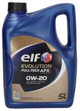 Mootoriõli ELF Evolution Fulltech APX 0W-20, 5 L