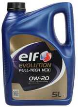 Mootoriõli ELF Evolution Fulltech VCX 0W-20, 5 L