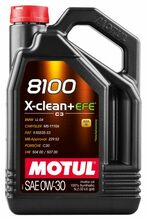 Mootoriõli Motul 8100 XCLEAN+ EFE 0W-30, 5 L
