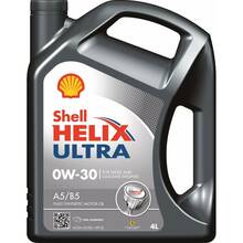 Mootoriõli Shell Helix Ultra A5/B5 0W-30, sünteetiline, 4 L