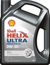 Mootoriõli Shell Helix Ultra Professional AV-L 0W-30, 5 L