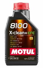 Mootoriõli Motul 8100 X-Clean+ EFE 0W-30 1L