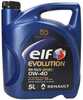 Mootoriõli ELF EVO R-TECH SPORT 0W-40, 5 L