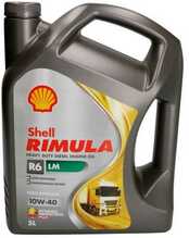 Mootoriõli Shell Rimula R6 LM 10W-40, 5 L