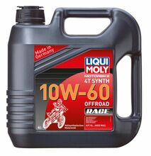 Mootoriõli Liqui Moly Motorbike 4T Synth 10W-60, 4 L