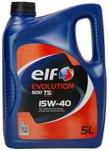Mootoriõli ELF Evolution 500 TS 15W-40, 5 L