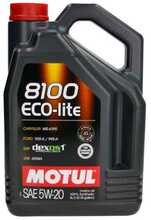 Mootoriõli Motul 8100 ECO-LITE 5W-20, 5 L