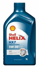 Mootoriõli Shell Helix HX7 Professional AV 5W-30, 1 L