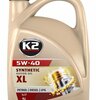 Mootoriõli K2 Ultra 5W-40, sünteetiline, 5 L