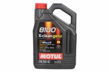 Mootoriõli Motul 8100 X-Clean Gen2 5W-40, 5 L