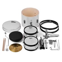 Laste trummikomplekt V-TONE VD JUNIOR, valge, 3-osaline