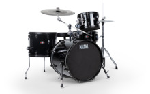 Harjutustrummikomplekt Natal Drums DNA Stealth K-DNB-F18-BKS