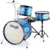 Laste trummikomplekt Stagg TIM JR 3/16B BL, 3-osaline