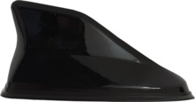 Autoantenn Alburnus Shark Fin, must, 16 cm