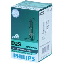 Xenon pirn Philips D2S X-treme Vision GEN2, 85122XV2C1, +150 prots.